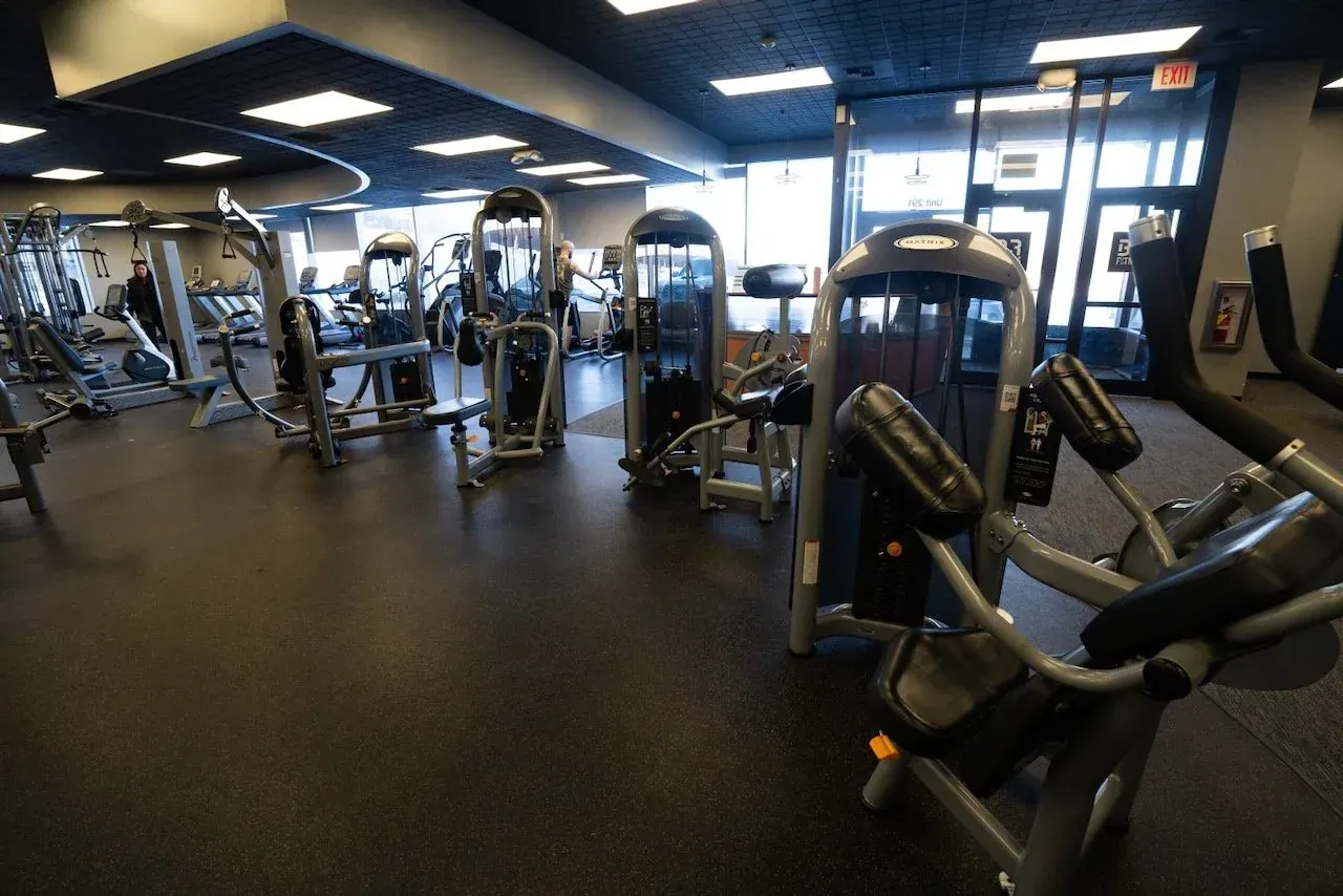 Weight machine at BR Fitness in East Anchorage