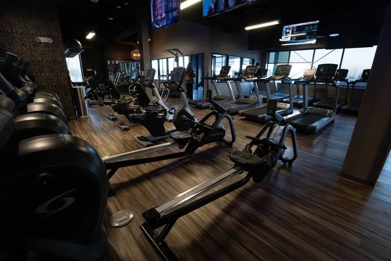 Cardio and rowing machines at Body Renew Alaska's South Anchorage gym