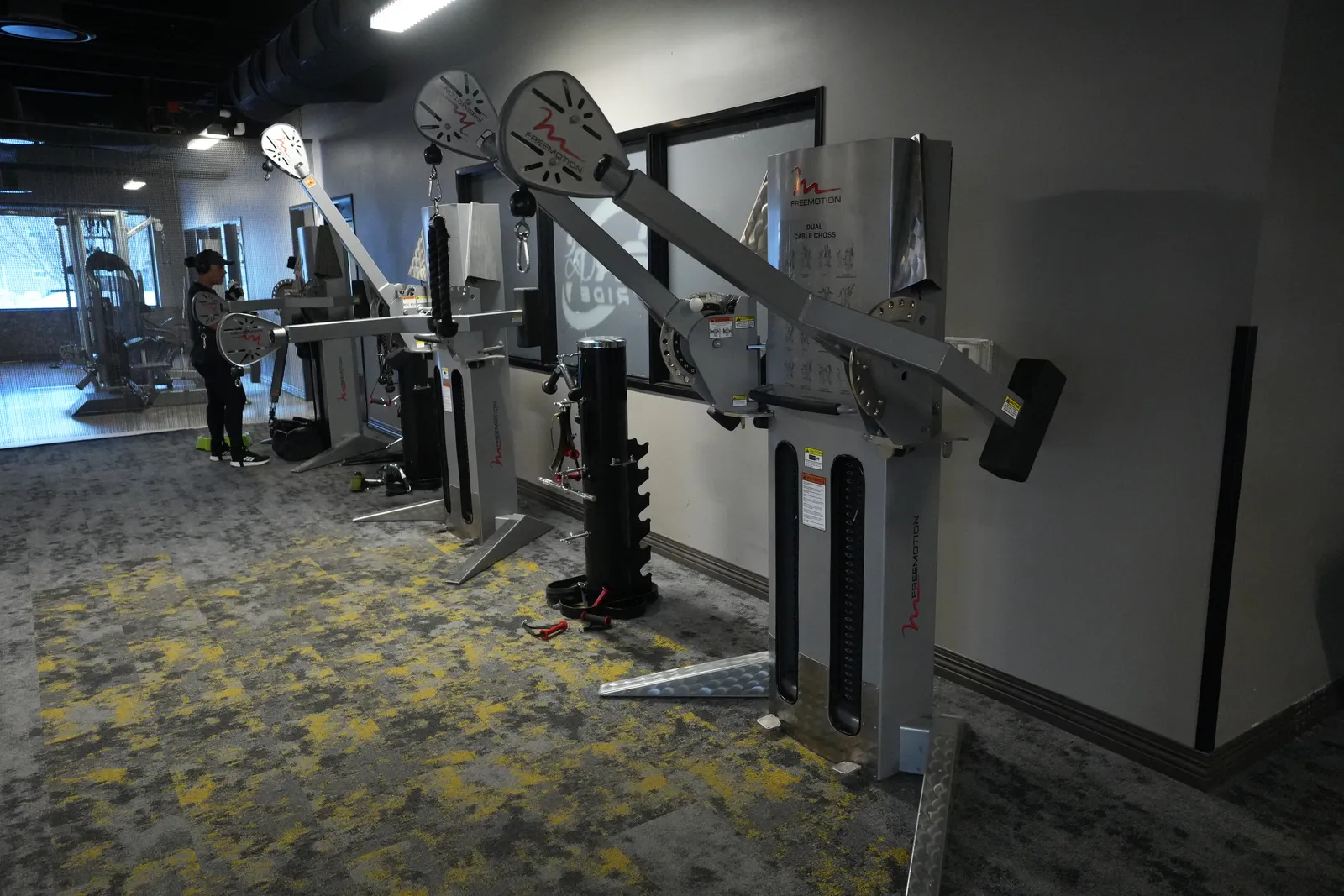 Plate-loaded strength training machines at Body Renew Alaska in South Anchorage